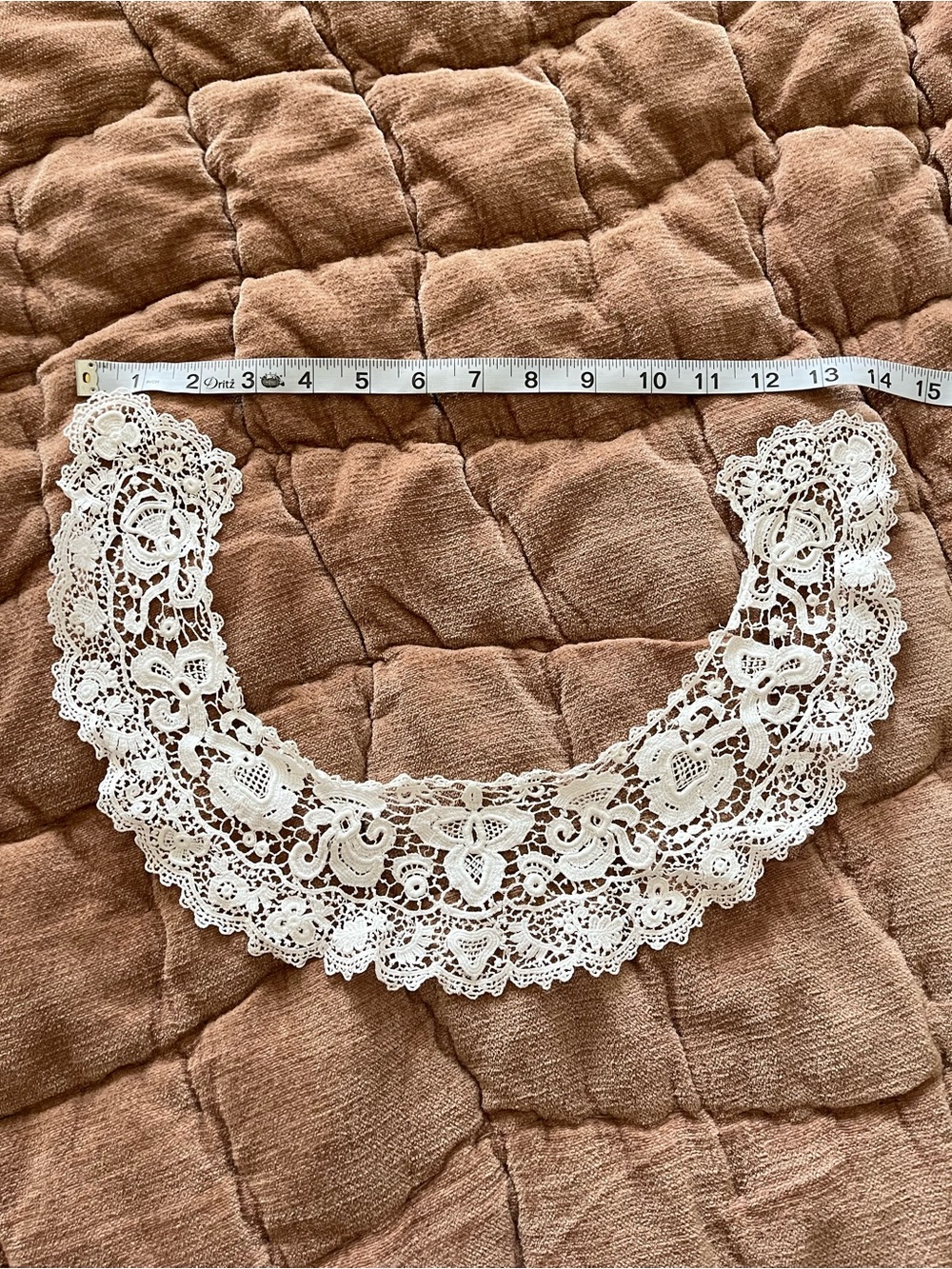 Handcrafted white Lace Collar